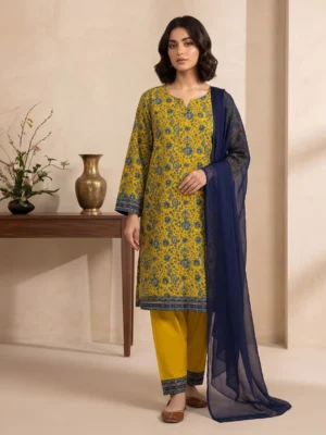 Mustard Indigo 3-Piece Suit