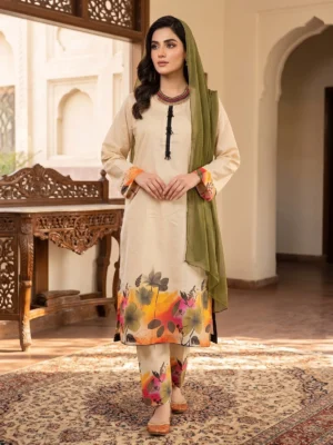 Amber Flora 3-Piece Suit